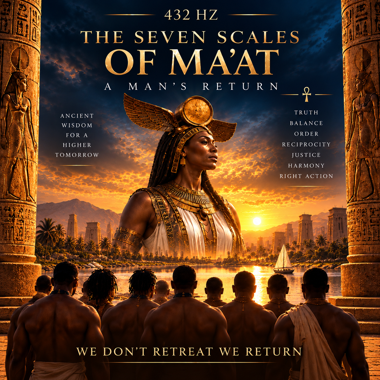 The Seven Scales of Ma'at — A Man's Return, album cover